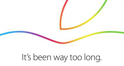 Apple 將於10月16日舉行iPad及Mac發佈會─ 「It’s been way too long」！